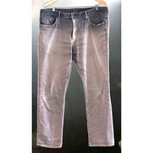 Bonobos Men's 38x32 Faded Gray Pants Stretch Flex Distressed Straight Leg Jeans